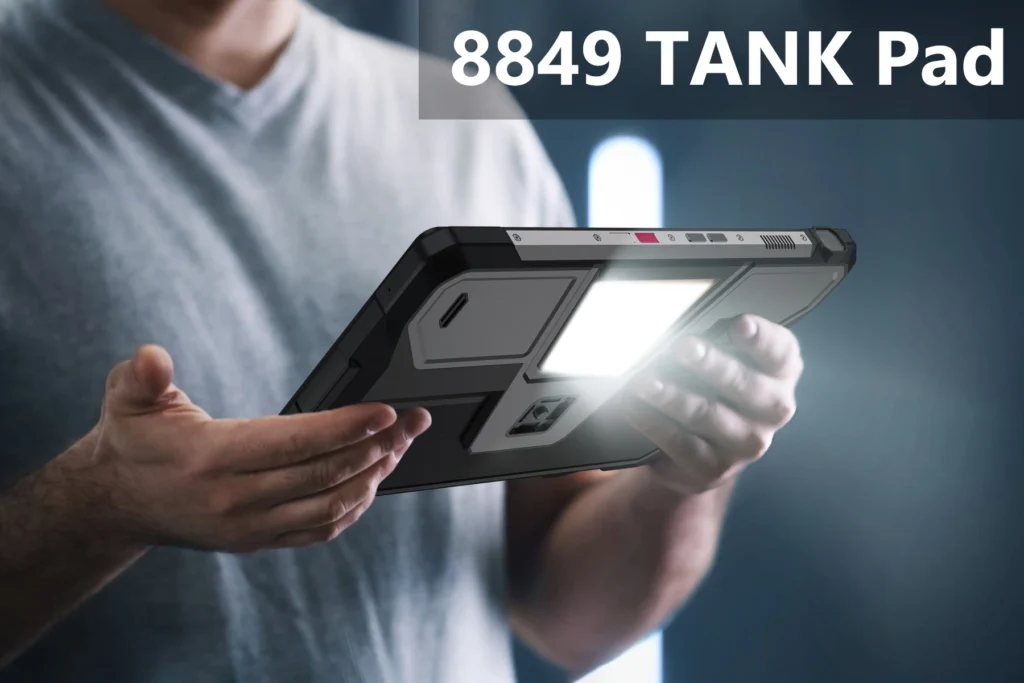 Unihertz 8849 Tank Pad – World’s First Rugged Tablet with Built-In Laser Projector