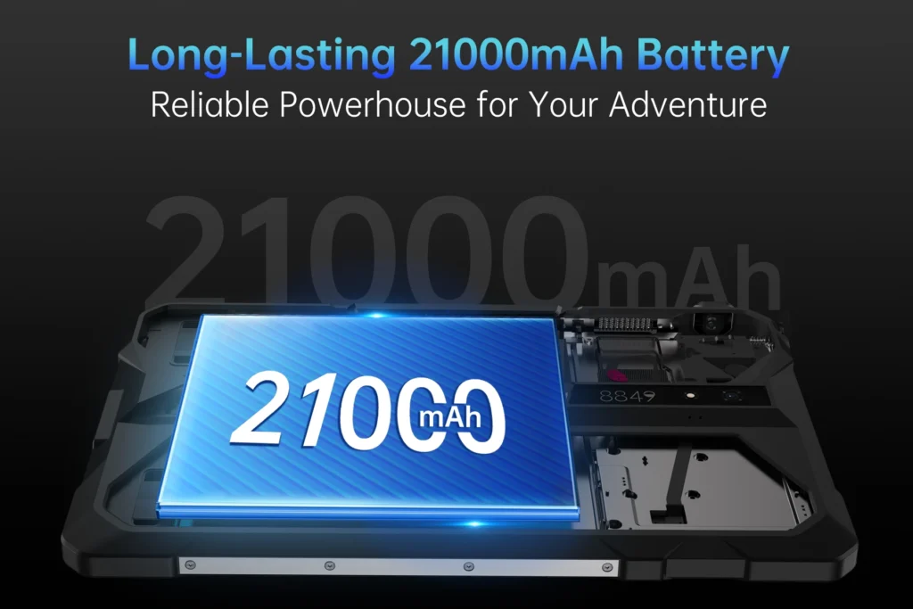 Unihertz 8849 Tank Pad – World’s First Rugged Tablet with Built-In Laser Projector