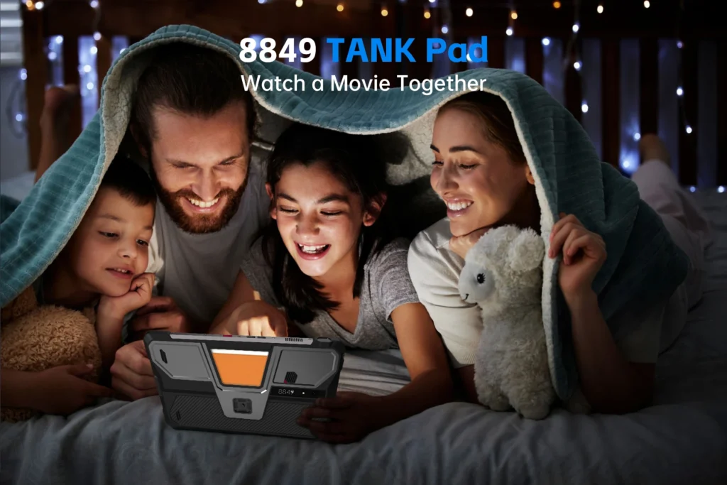 Unihertz 8849 Tank Pad – World’s First Rugged Tablet with Built-In Laser Projector