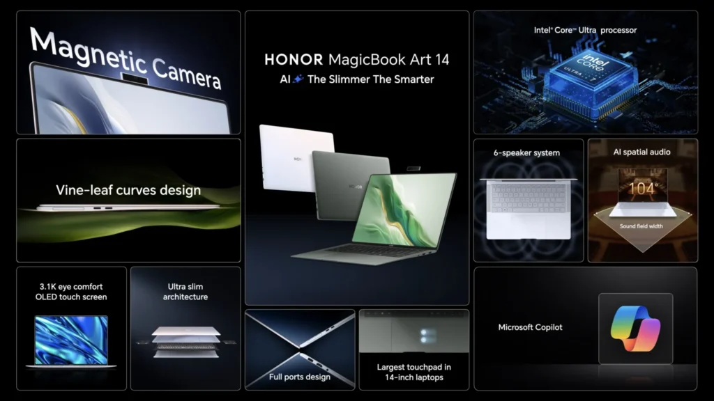 Honor MagicBook Art 14: Ultimate Lightweight Laptop Redefining Portability and Power 6 Honor MagicBook Art 14: Ultimate Lightweight Laptop Redefining Portability and Power