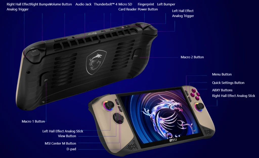 MSI Claw 8 AI+ Review: Unboxing, First Impressions and Amazing Features 10 MSI Claw 8 AI+ Review: Unboxing, First Impressions and Amazing Features