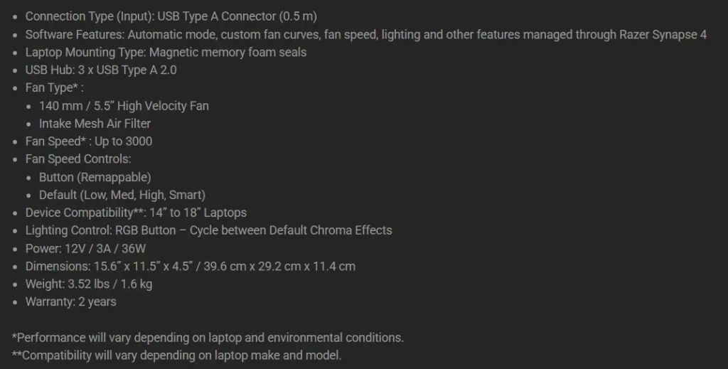 Razer Laptop Cooling Pad Review: Ultimate Gaming Cooling Solution or Overpriced? 21 Razer Laptop Cooling Pad Review: Ultimate Gaming Cooling Solution or Overpriced?
