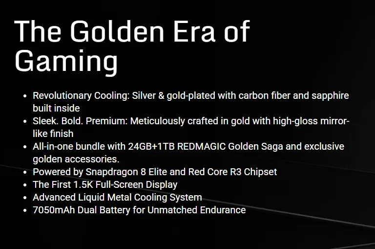 Red Magic 10 Pro Golden Saga Edition: The Ultimate Gaming Phone with 24GB RAM & 1TB Storage 17 Red Magic 10 Pro Golden Saga Edition: The Ultimate Gaming Phone with 24GB RAM & 1TB Storage
