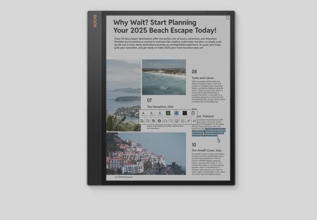 Boox Tab X C Review: The Ultimate 13.3-Inch Color E Ink Tablet for 2025 6 Boox Tab X C Review: The Ultimate 13.3-Inch Color E Ink Tablet for 2025