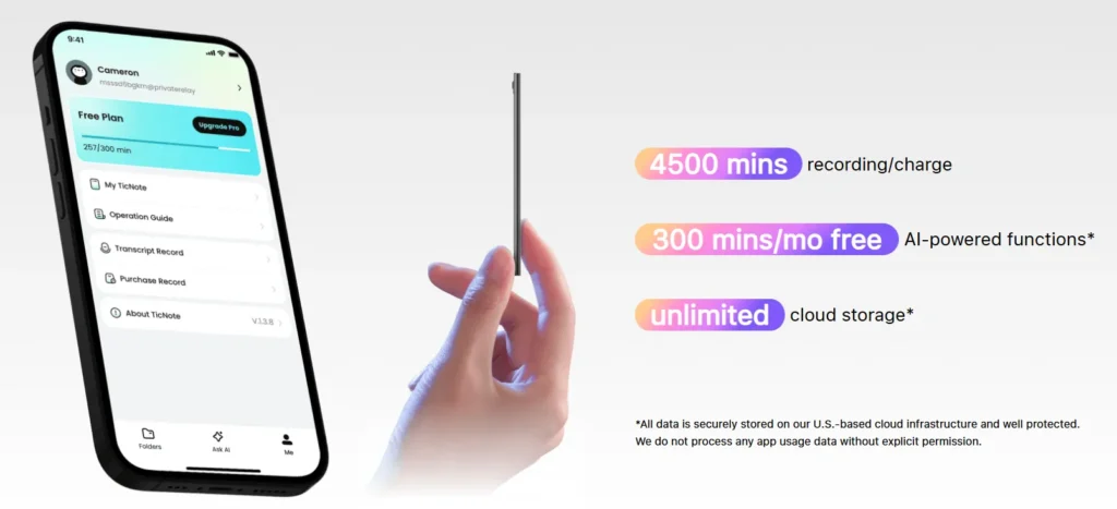 Mobvoi TicNote Review – Smartest Audio Recorder with AI Transcription & Translation 2025 19 Mobvoi TicNote Review – Smartest Audio Recorder with AI Transcription & Translation 2025