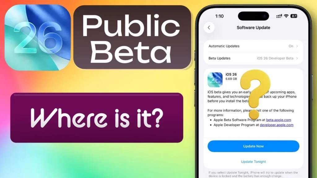 iOS 26 Public Beta – Pros, Cons and Expected Release 2025