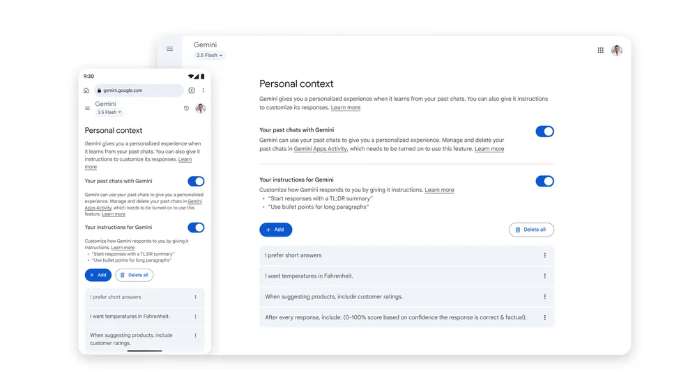 Google Gemini Memory Upgrade: Smart Personalization with Privacy Control