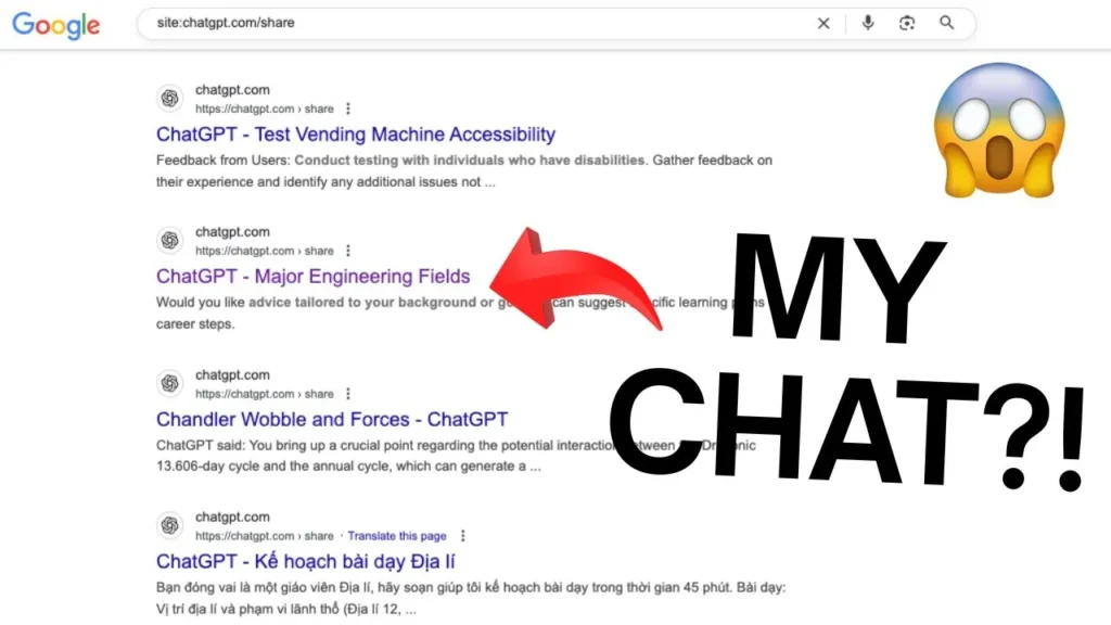 OpenAI removes ChatGPT New Feature after Private Chats leak to Google Search 3 OpenAI removes ChatGPT New Feature after Private Chats leak to Google Search